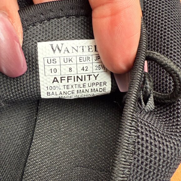 Wanted Womens Black Sneakers With Rainbow Soles - Picture 7 of 7